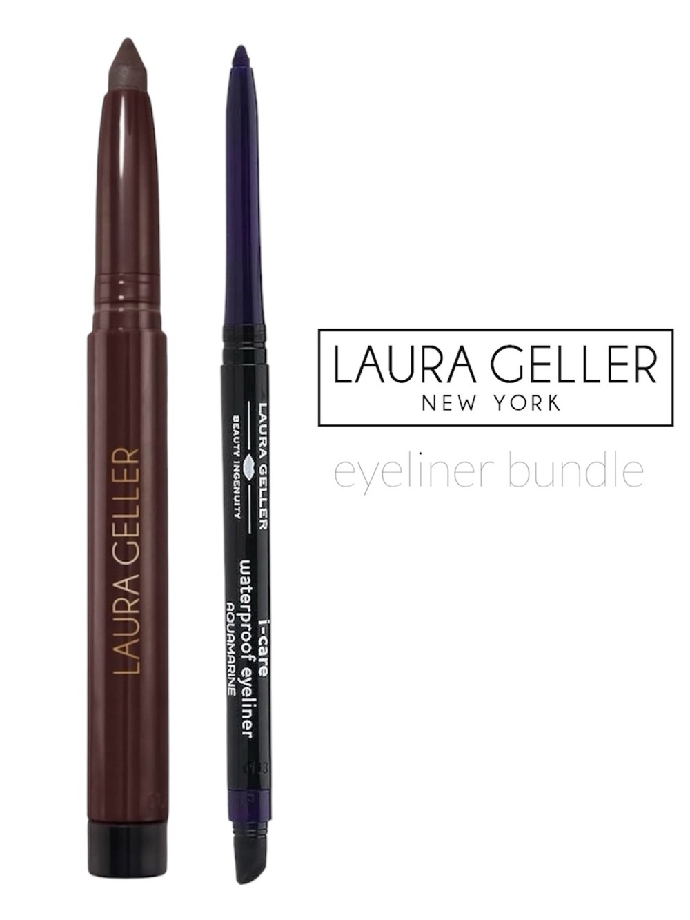 🆕 Laura Geller 2-Piece Colored Eyeliner Bundle